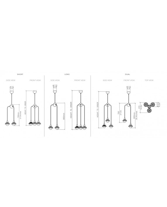 Bert Frank Eos Drop 3 Pendant Lamp